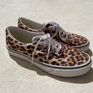 Cheetah print womens VANS size 8.0